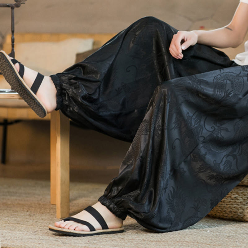 Men's Dragon Harem Pants with Pockets — product detail 7