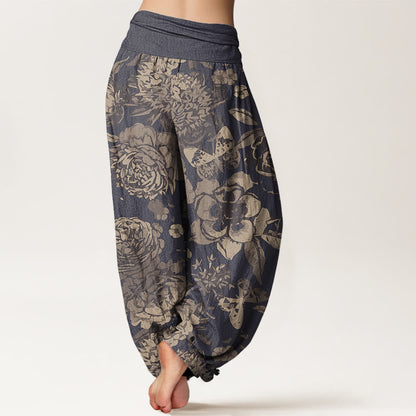 Peony Cotton Harem Pants — product detail 3