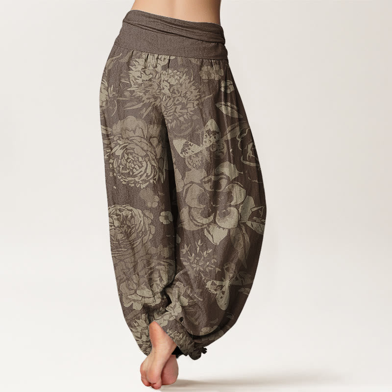 Peony Cotton Harem Pants — product detail 7