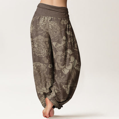 Peony Cotton Harem Pants — product detail 7