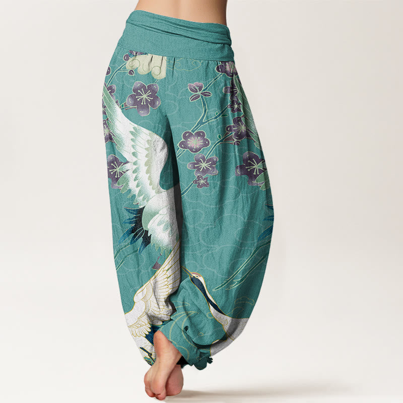 Crane & Cloud Cotton Harem Pants — product detail 8