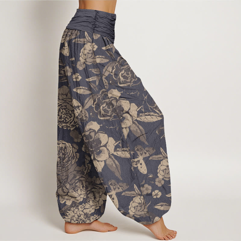 Peony Cotton Harem Pants — product detail 2