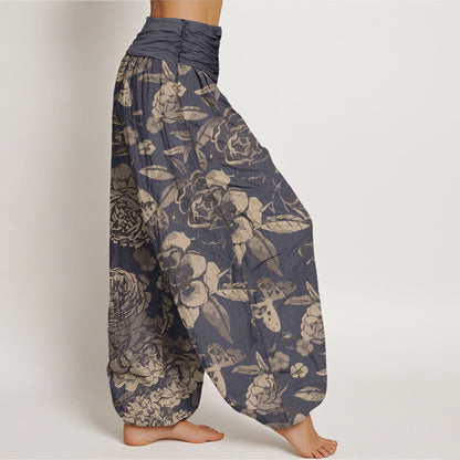 Peony Cotton Harem Pants — product detail 2