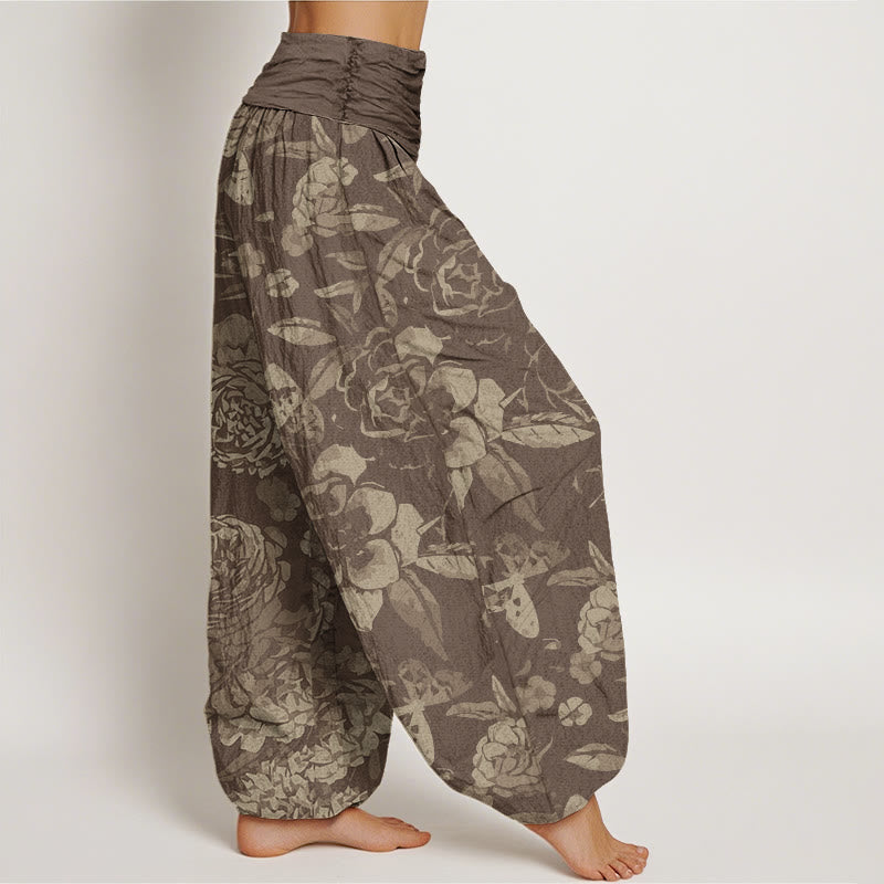 Peony Cotton Harem Pants — product detail 6