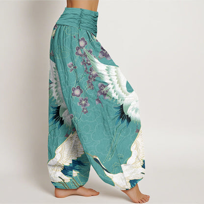 Crane & Cloud Cotton Harem Pants — product detail 7
