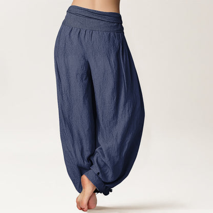 Lotus & Om Cotton Harem Pants — product detail 2
