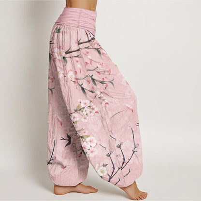 Peach Blossom Cotton Harem Pants — product detail 8