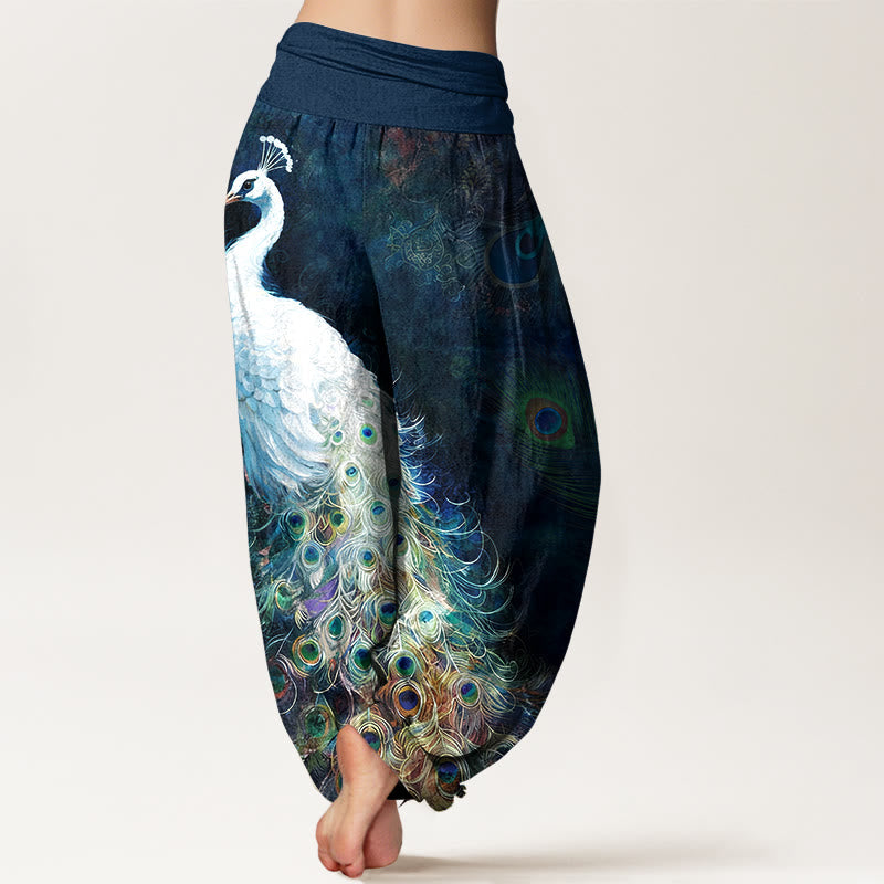 Peacock Cotton Harem Pants — product detail 2