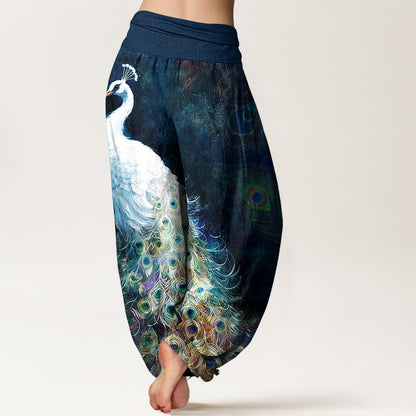 Peacock Cotton Harem Pants — product detail 2