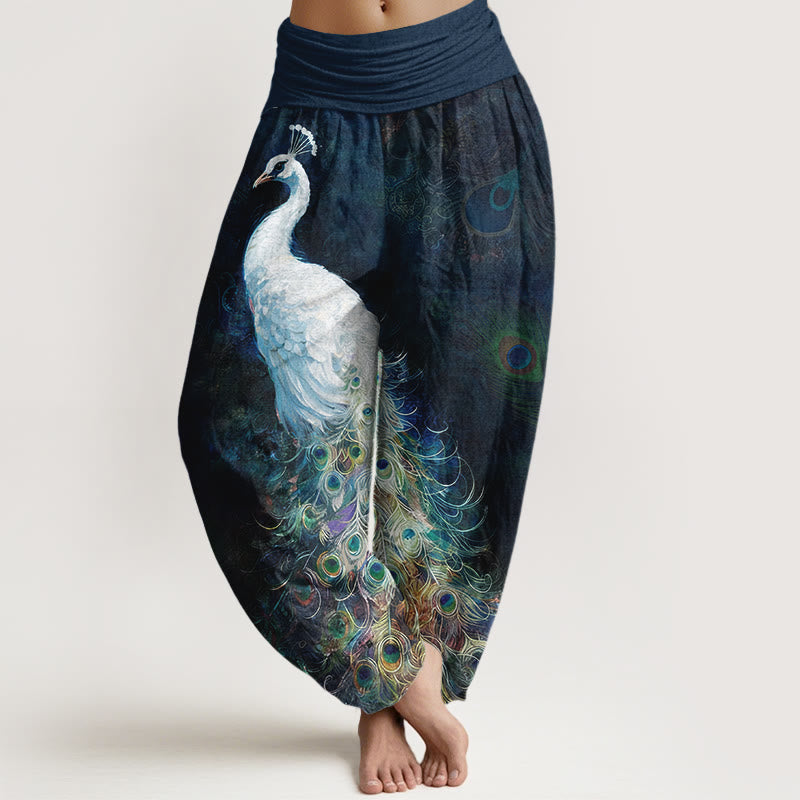Peacock Cotton Harem Pants — product detail 1