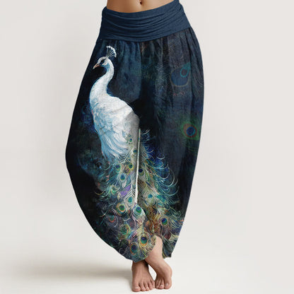 Peacock Cotton Harem Pants — product detail 1