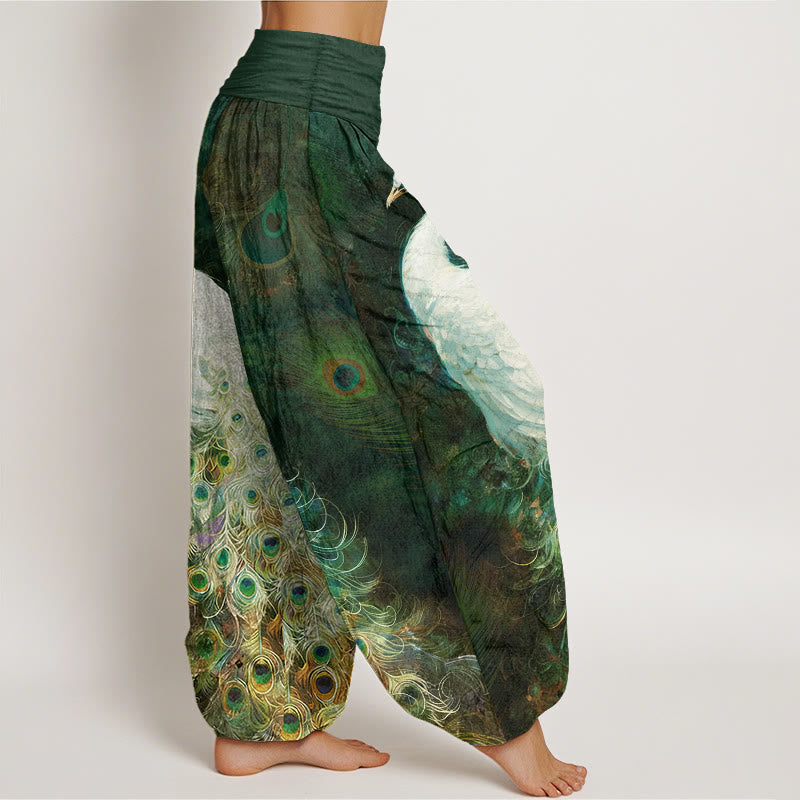 Peacock Cotton Harem Pants — product detail 8