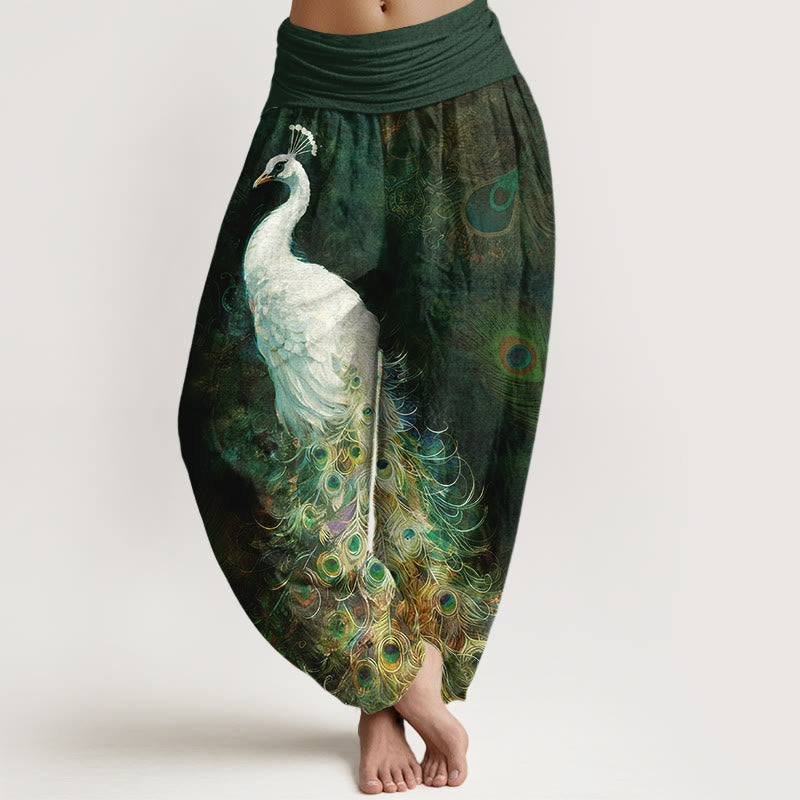 Peacock Cotton Harem Pants — product detail 6