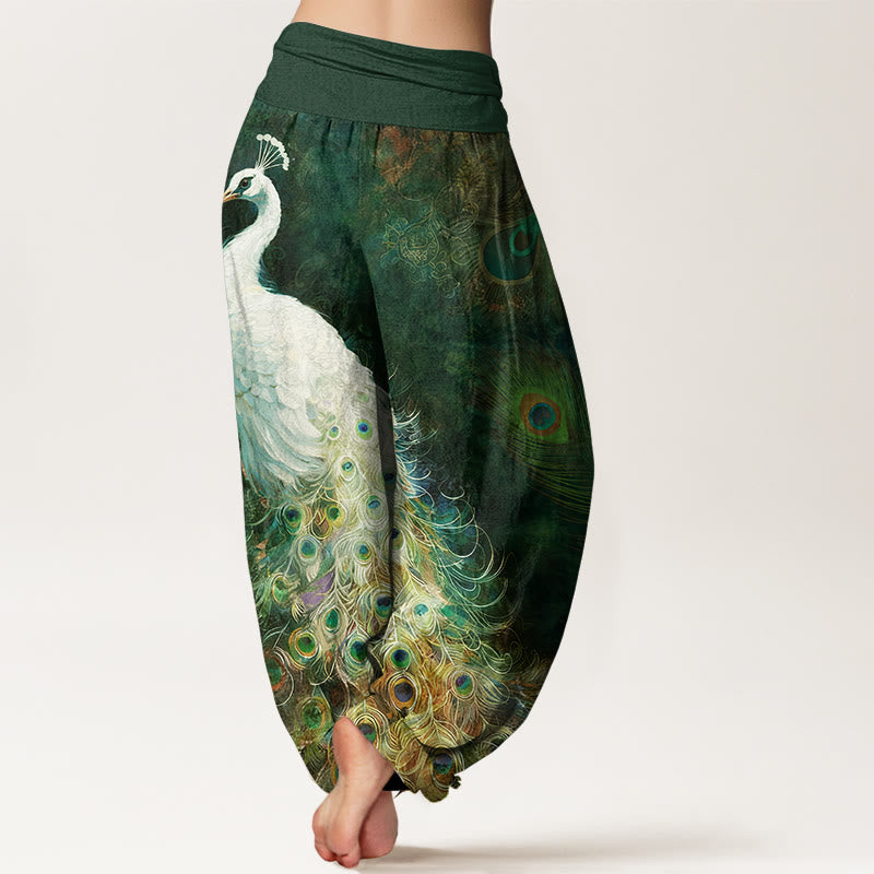 Peacock Cotton Harem Pants — product detail 7