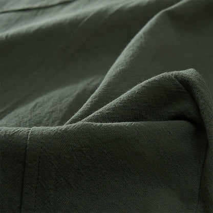 Cotton Drawstring Harem Pants with Pockets — product detail 6