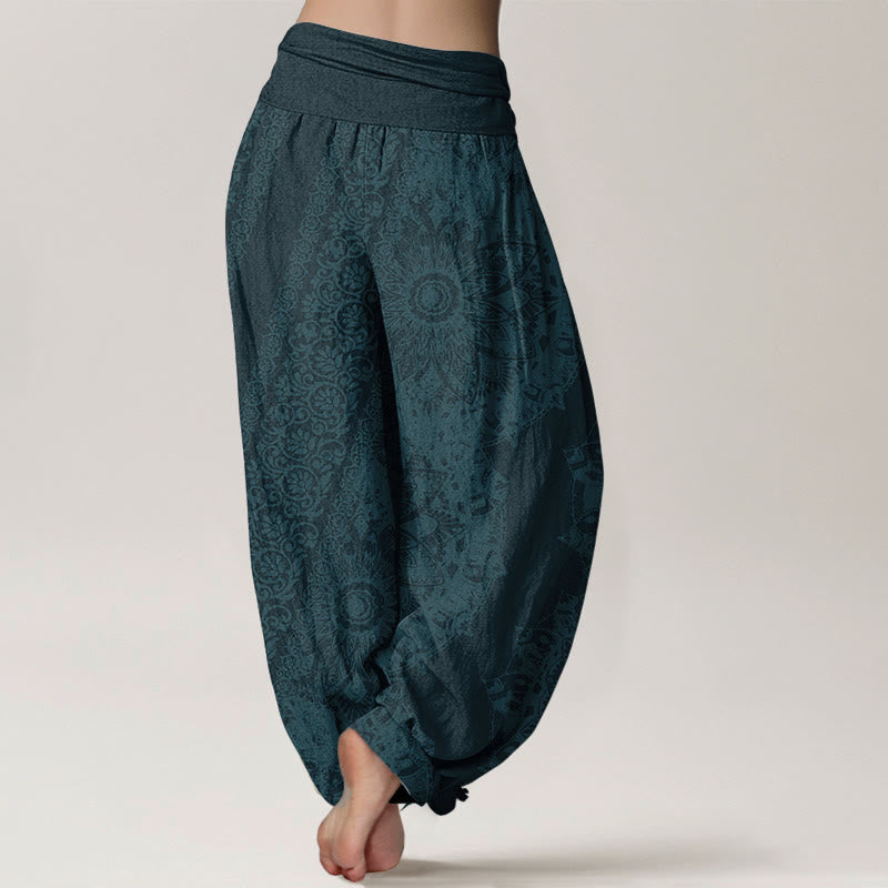 Mandala Cotton Harem Pants — product detail 8