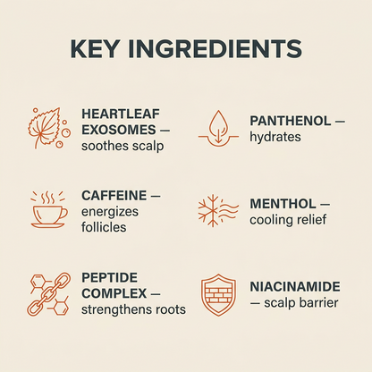 vaya Korean hair growth serum key ingredients list