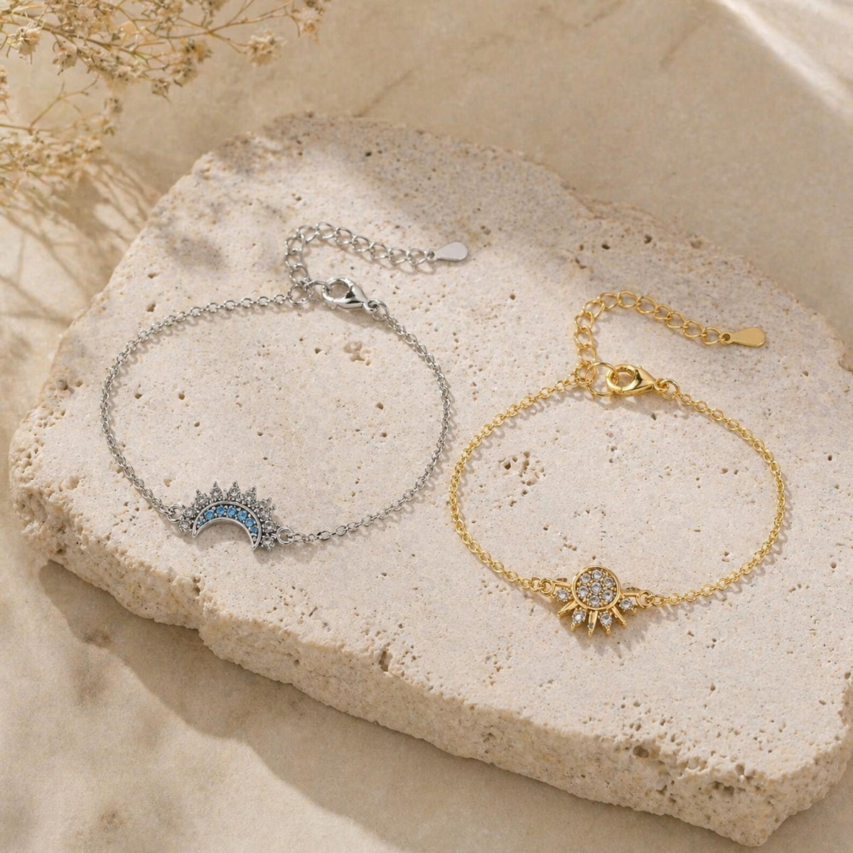 Sun & Moon Bracelet Set